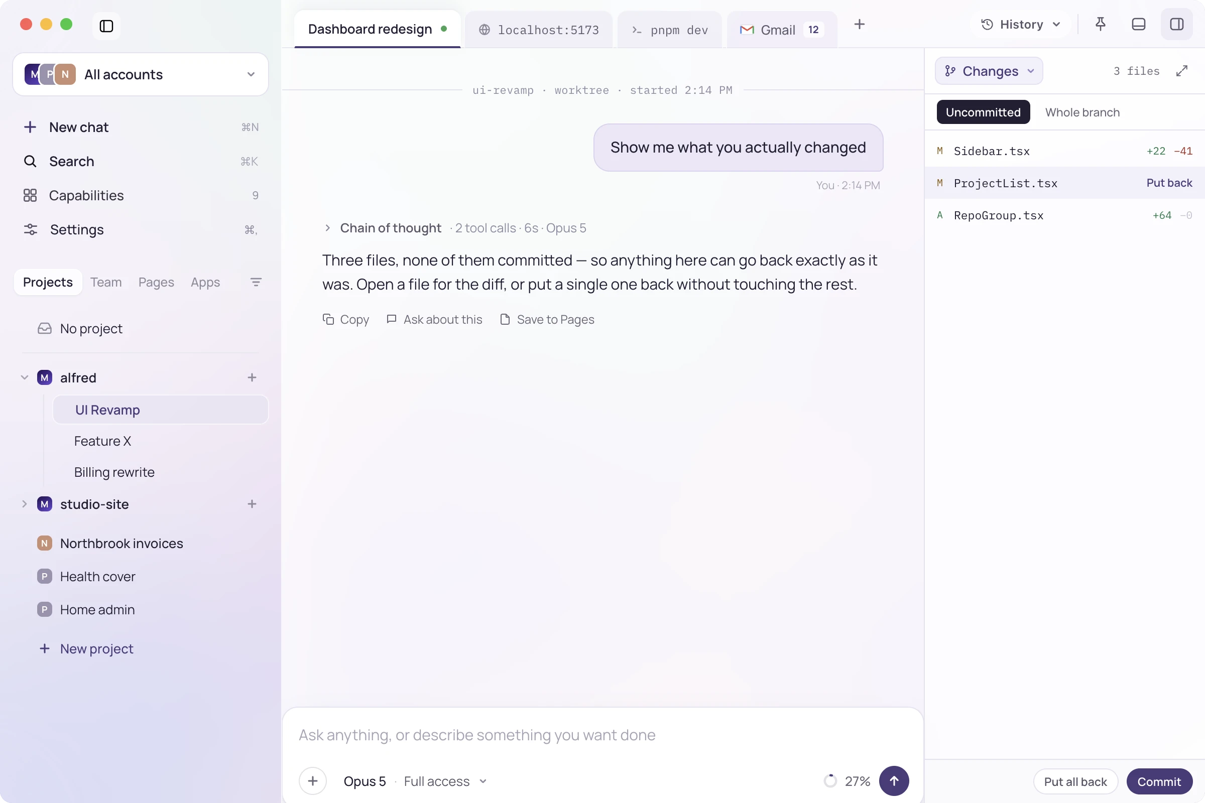 Coding: Build, ship and manage codebases — Alfred product preview